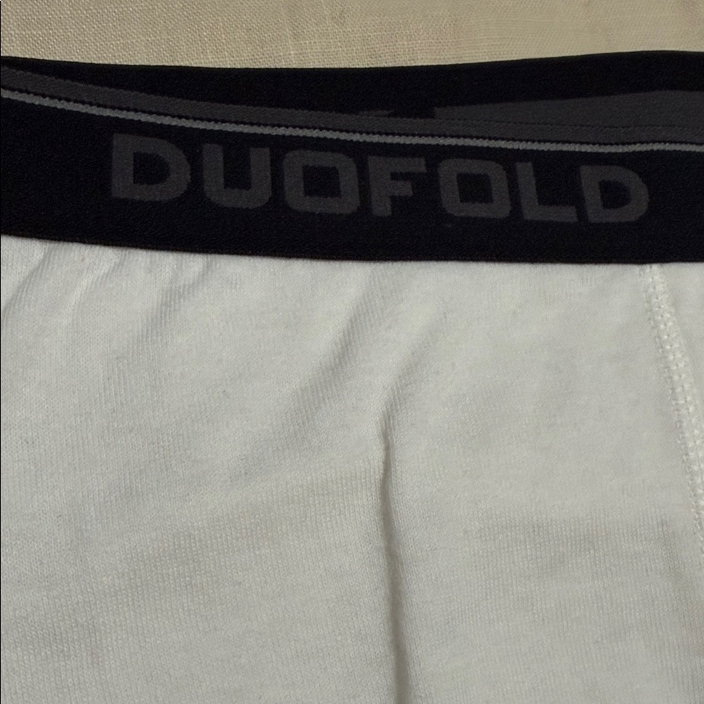 Duofold Set of Two Men's Gray & White Thermal Pants, Long Johns, Size XL. - Picture 3 of 10